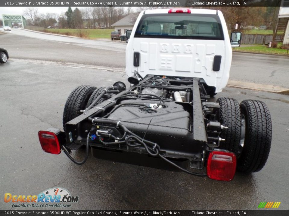 2015 Chevrolet Silverado 3500HD WT Regular Cab 4x4 Chassis Summit White / Jet Black/Dark Ash Photo #7