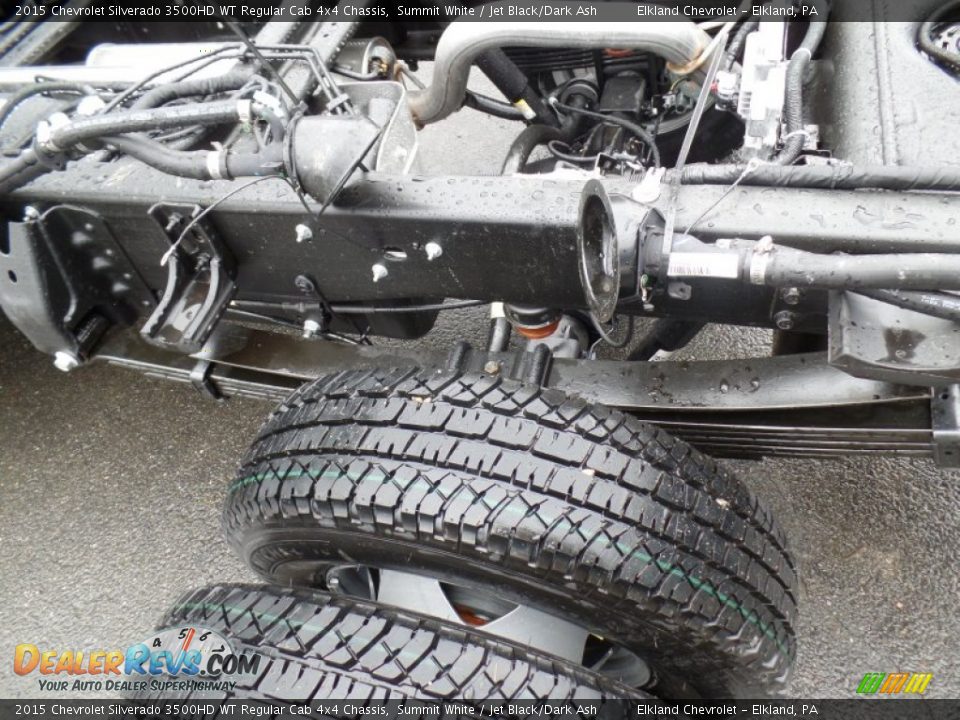 2015 Chevrolet Silverado 3500HD WT Regular Cab 4x4 Chassis Summit White / Jet Black/Dark Ash Photo #9