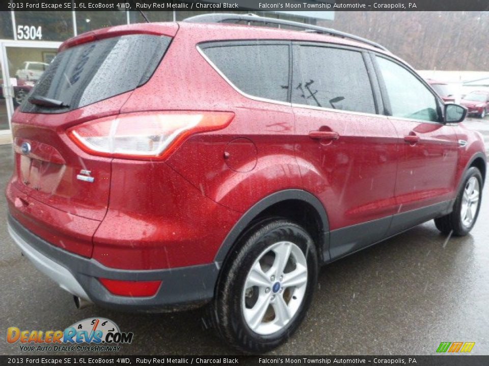 2013 Ford Escape SE 1.6L EcoBoost 4WD Ruby Red Metallic / Charcoal Black Photo #6