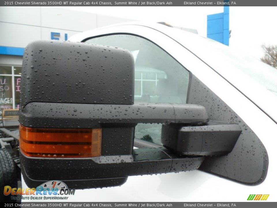 2015 Chevrolet Silverado 3500HD WT Regular Cab 4x4 Chassis Summit White / Jet Black/Dark Ash Photo #11