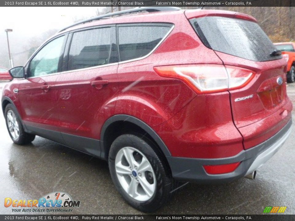 2013 Ford Escape SE 1.6L EcoBoost 4WD Ruby Red Metallic / Charcoal Black Photo #8