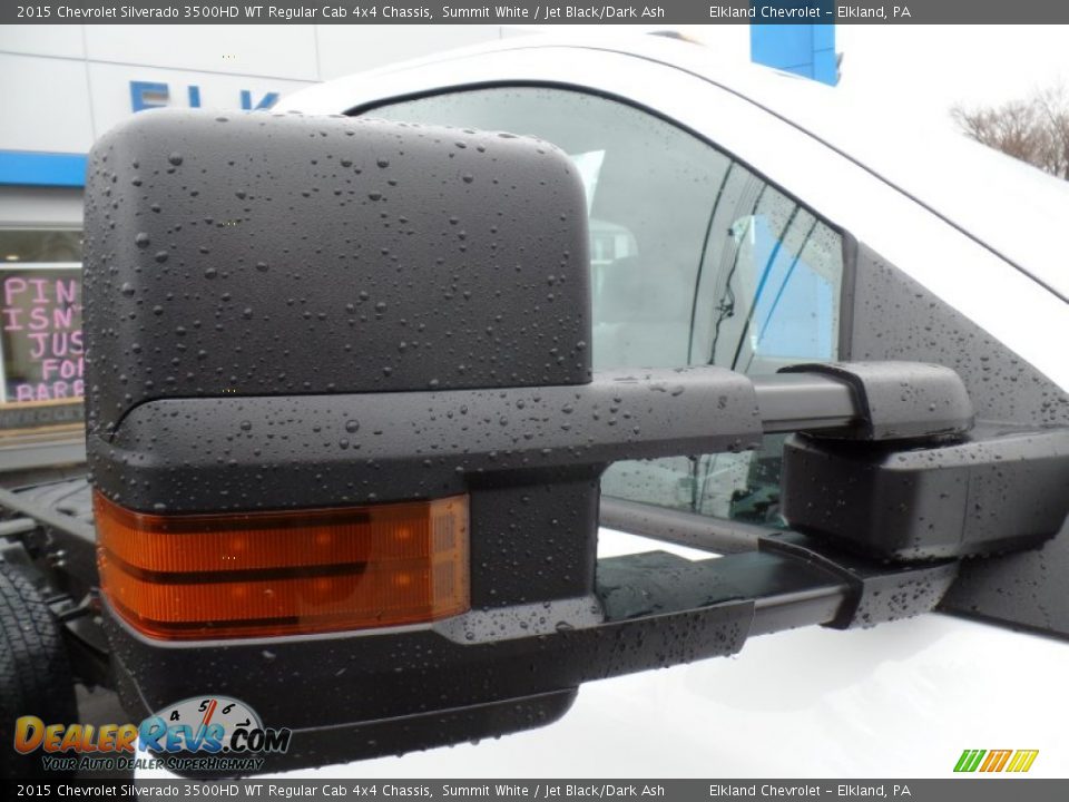 2015 Chevrolet Silverado 3500HD WT Regular Cab 4x4 Chassis Summit White / Jet Black/Dark Ash Photo #12