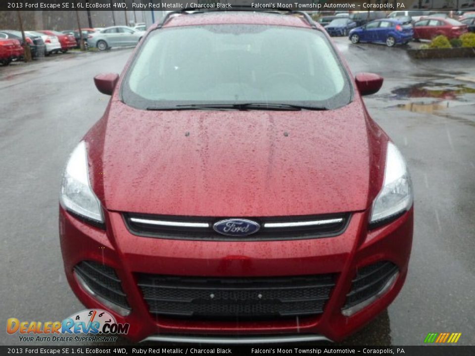 2013 Ford Escape SE 1.6L EcoBoost 4WD Ruby Red Metallic / Charcoal Black Photo #11