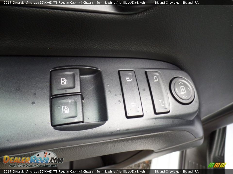 2015 Chevrolet Silverado 3500HD WT Regular Cab 4x4 Chassis Summit White / Jet Black/Dark Ash Photo #15