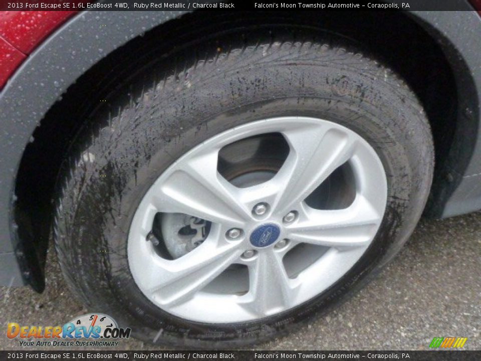 2013 Ford Escape SE 1.6L EcoBoost 4WD Ruby Red Metallic / Charcoal Black Photo #13