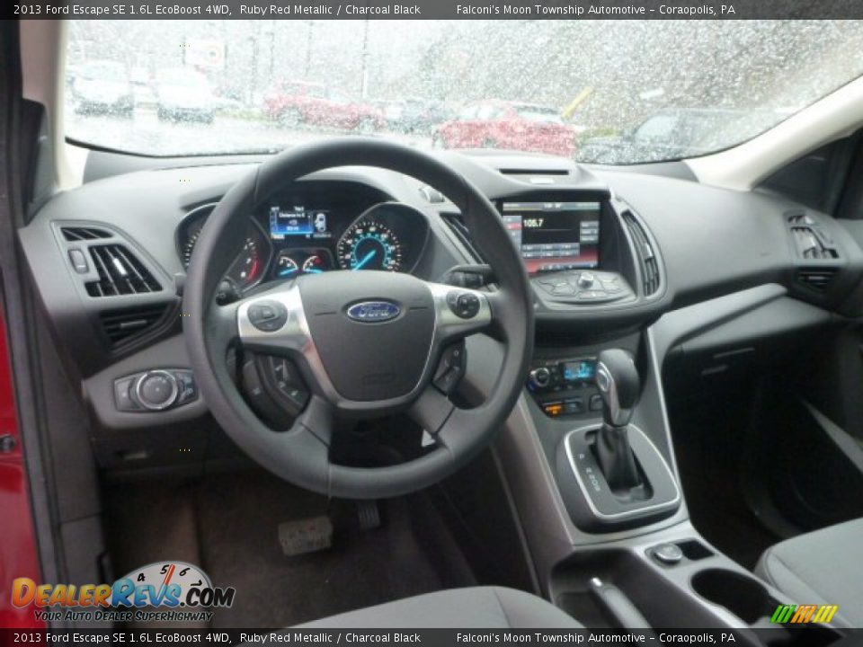 2013 Ford Escape SE 1.6L EcoBoost 4WD Ruby Red Metallic / Charcoal Black Photo #16
