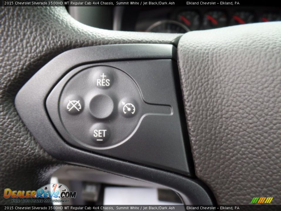 2015 Chevrolet Silverado 3500HD WT Regular Cab 4x4 Chassis Summit White / Jet Black/Dark Ash Photo #21