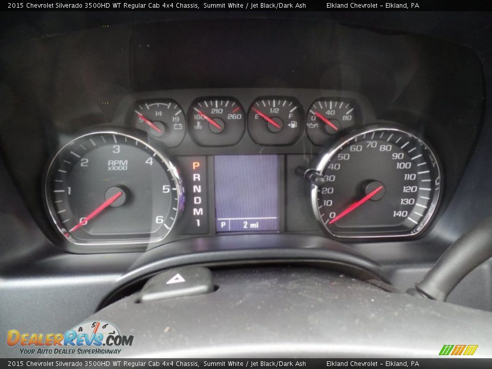 2015 Chevrolet Silverado 3500HD WT Regular Cab 4x4 Chassis Summit White / Jet Black/Dark Ash Photo #22