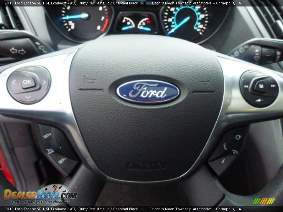 2013 Ford Escape SE 1.6L EcoBoost 4WD Ruby Red Metallic / Charcoal Black Photo #19