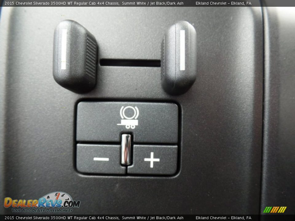2015 Chevrolet Silverado 3500HD WT Regular Cab 4x4 Chassis Summit White / Jet Black/Dark Ash Photo #24