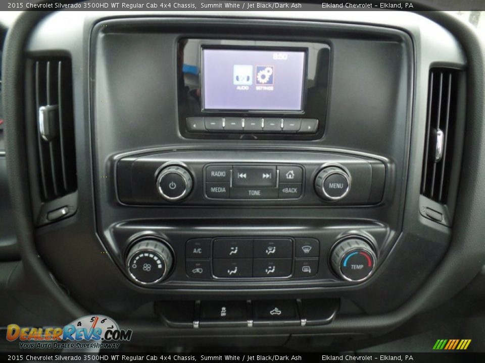 2015 Chevrolet Silverado 3500HD WT Regular Cab 4x4 Chassis Summit White / Jet Black/Dark Ash Photo #26