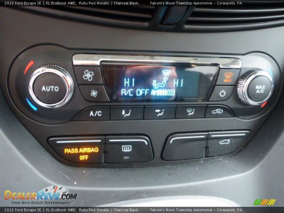 2013 Ford Escape SE 1.6L EcoBoost 4WD Ruby Red Metallic / Charcoal Black Photo #23