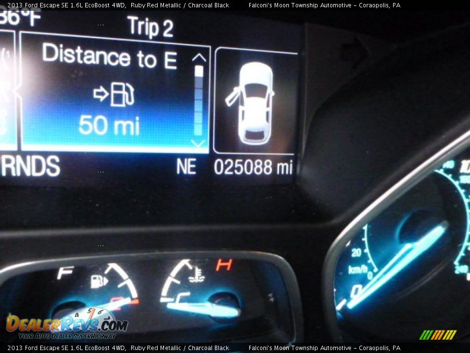 2013 Ford Escape SE 1.6L EcoBoost 4WD Ruby Red Metallic / Charcoal Black Photo #24