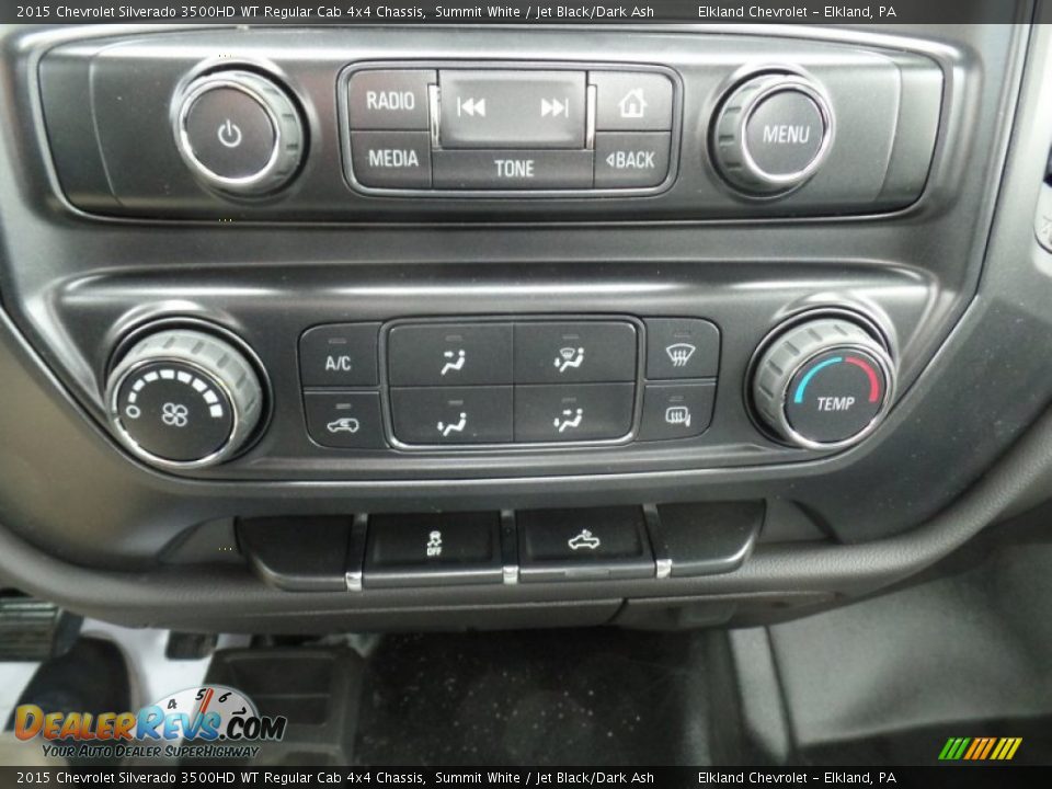 2015 Chevrolet Silverado 3500HD WT Regular Cab 4x4 Chassis Summit White / Jet Black/Dark Ash Photo #28