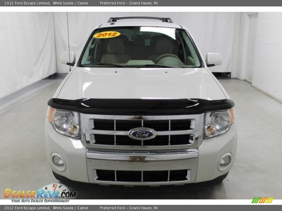 2012 Ford Escape Limited White Suede / Camel Photo #3