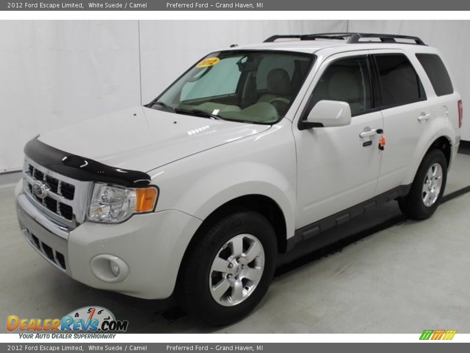 2012 Ford Escape Limited White Suede / Camel Photo #5