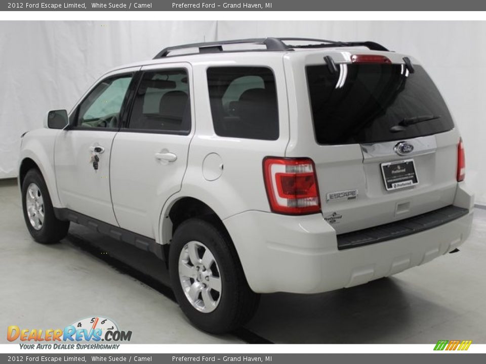 2012 Ford Escape Limited White Suede / Camel Photo #6
