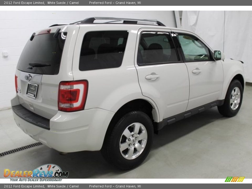 2012 Ford Escape Limited White Suede / Camel Photo #10