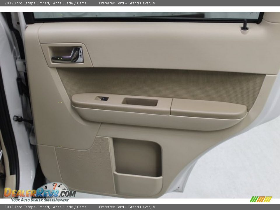 2012 Ford Escape Limited White Suede / Camel Photo #22