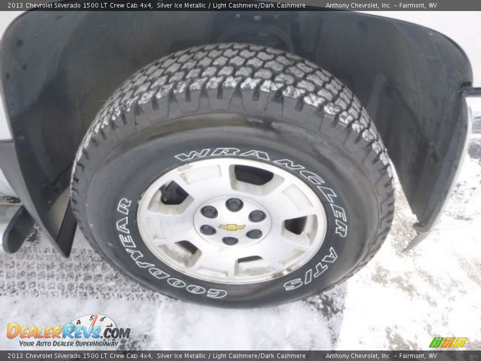 2013 Chevrolet Silverado 1500 LT Crew Cab 4x4 Silver Ice Metallic / Light Cashmere/Dark Cashmere Photo #10