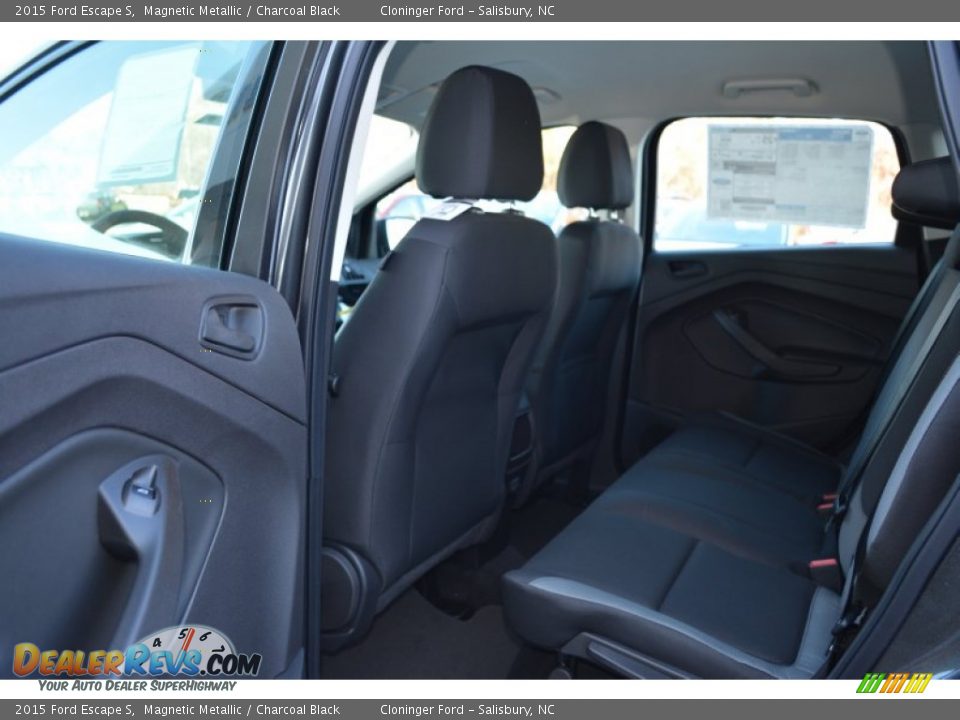 2015 Ford Escape S Magnetic Metallic / Charcoal Black Photo #9
