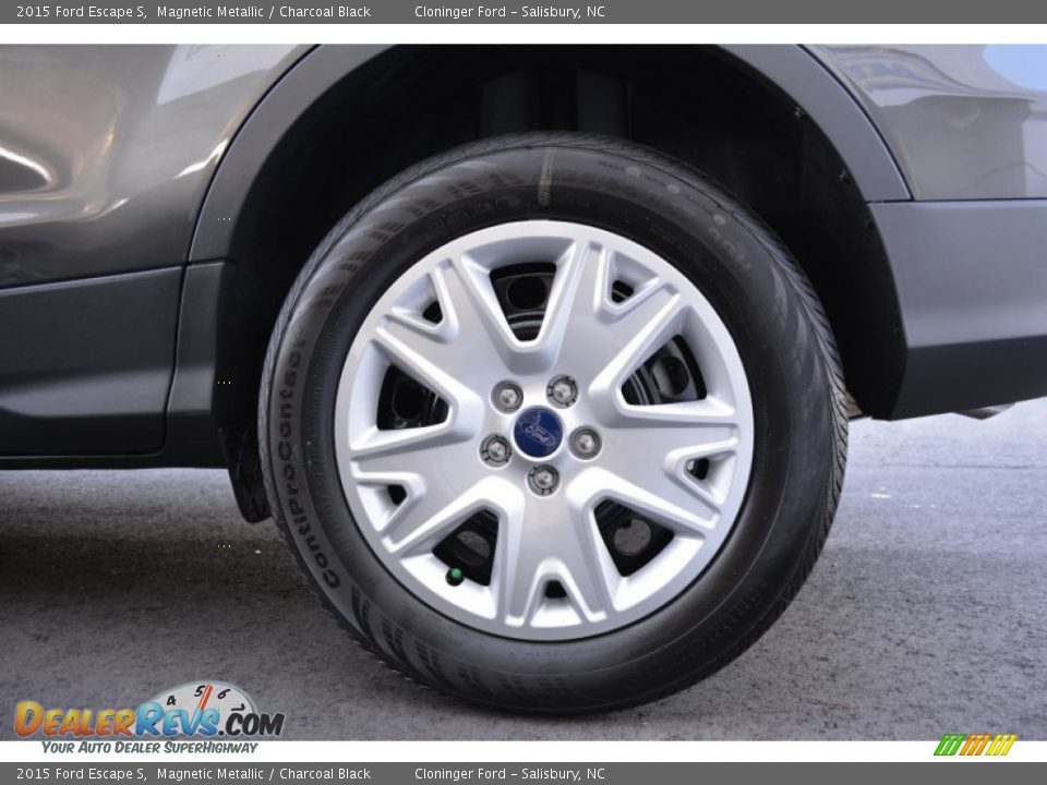 2015 Ford Escape S Magnetic Metallic / Charcoal Black Photo #11