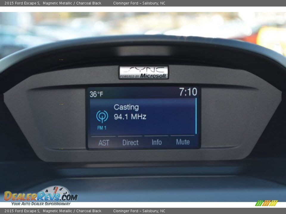 2015 Ford Escape S Magnetic Metallic / Charcoal Black Photo #13
