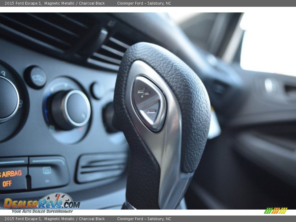2015 Ford Escape S Magnetic Metallic / Charcoal Black Photo #16