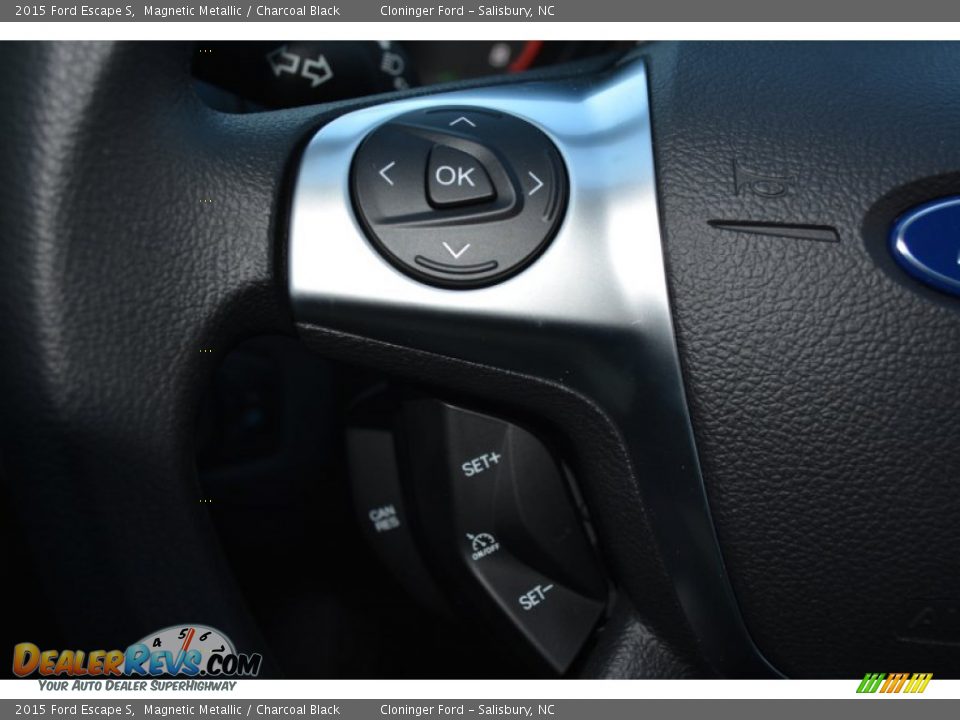 2015 Ford Escape S Magnetic Metallic / Charcoal Black Photo #17