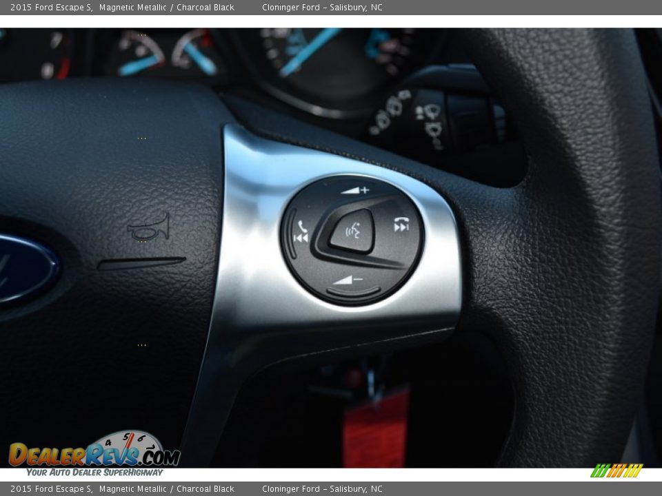 2015 Ford Escape S Magnetic Metallic / Charcoal Black Photo #18