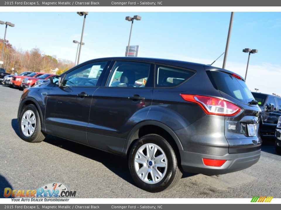 2015 Ford Escape S Magnetic Metallic / Charcoal Black Photo #22
