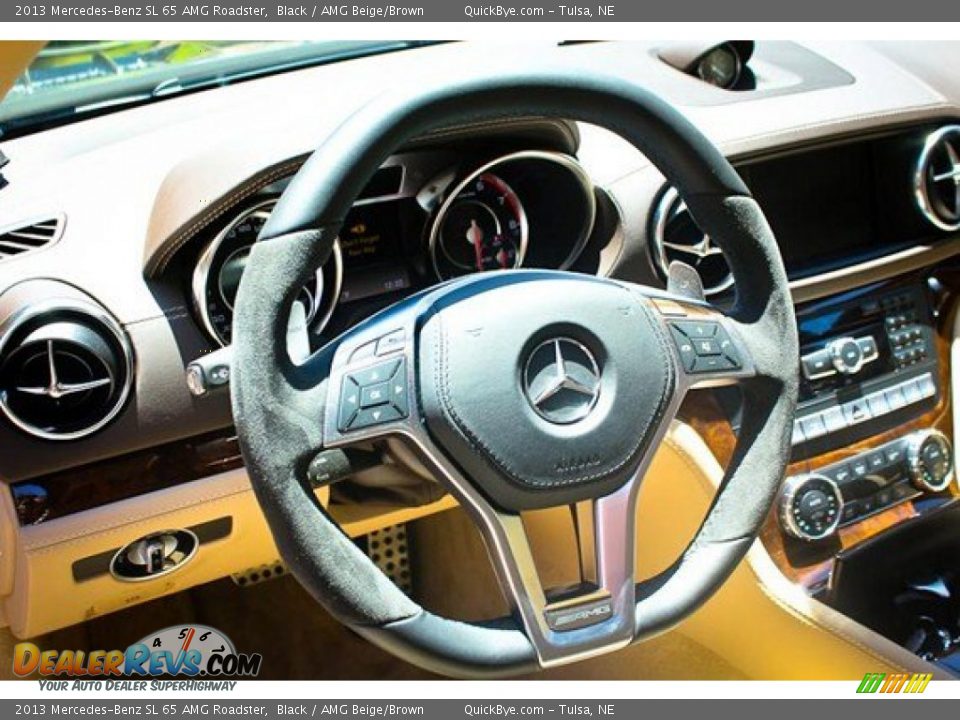 2013 Mercedes-Benz SL 65 AMG Roadster Steering Wheel Photo #17