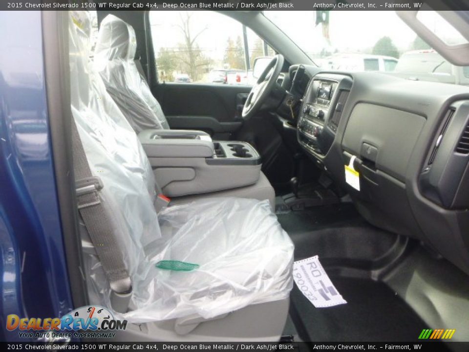 2015 Chevrolet Silverado 1500 WT Regular Cab 4x4 Deep Ocean Blue Metallic / Dark Ash/Jet Black Photo #12