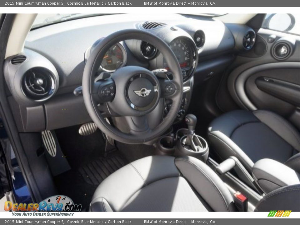 2015 Mini Countryman Cooper S Cosmic Blue Metallic / Carbon Black Photo #6