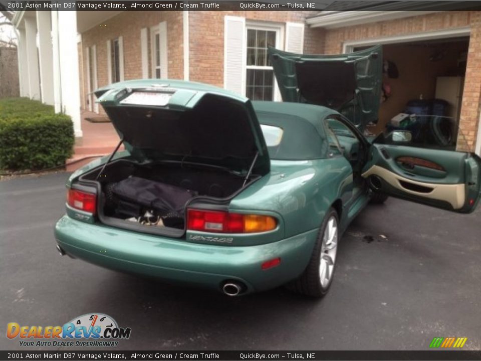 2001 Aston Martin DB7 Vantage Volante Almond Green / Cream Truffle Photo #5