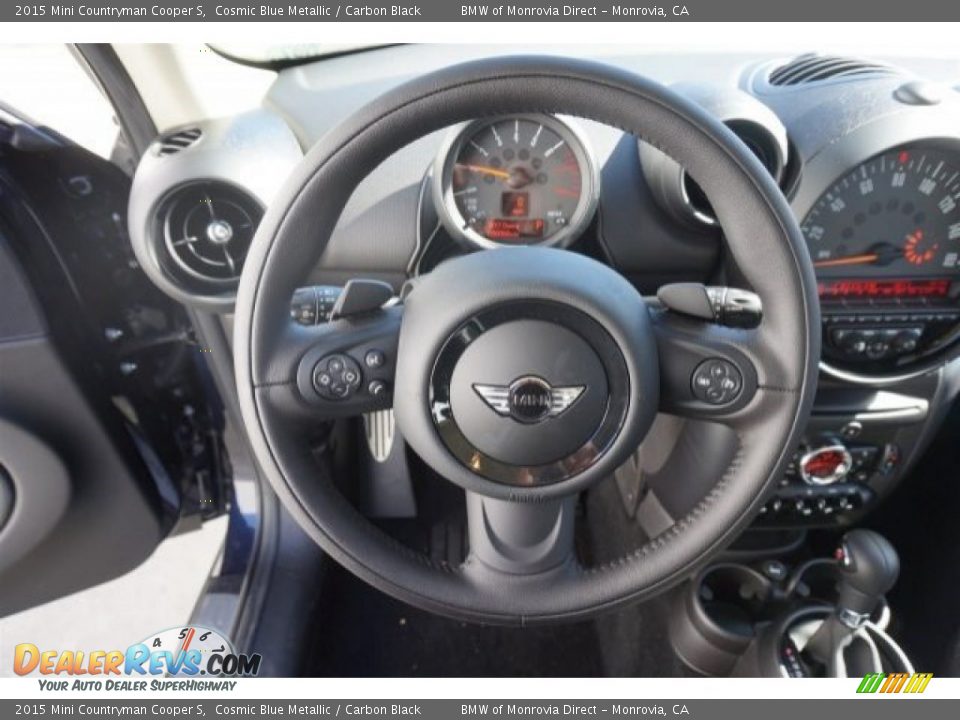 2015 Mini Countryman Cooper S Cosmic Blue Metallic / Carbon Black Photo #9