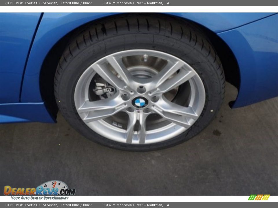 2015 BMW 3 Series 335i Sedan Estoril Blue / Black Photo #4