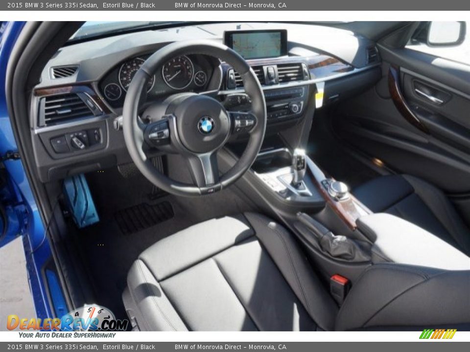 2015 BMW 3 Series 335i Sedan Estoril Blue / Black Photo #6