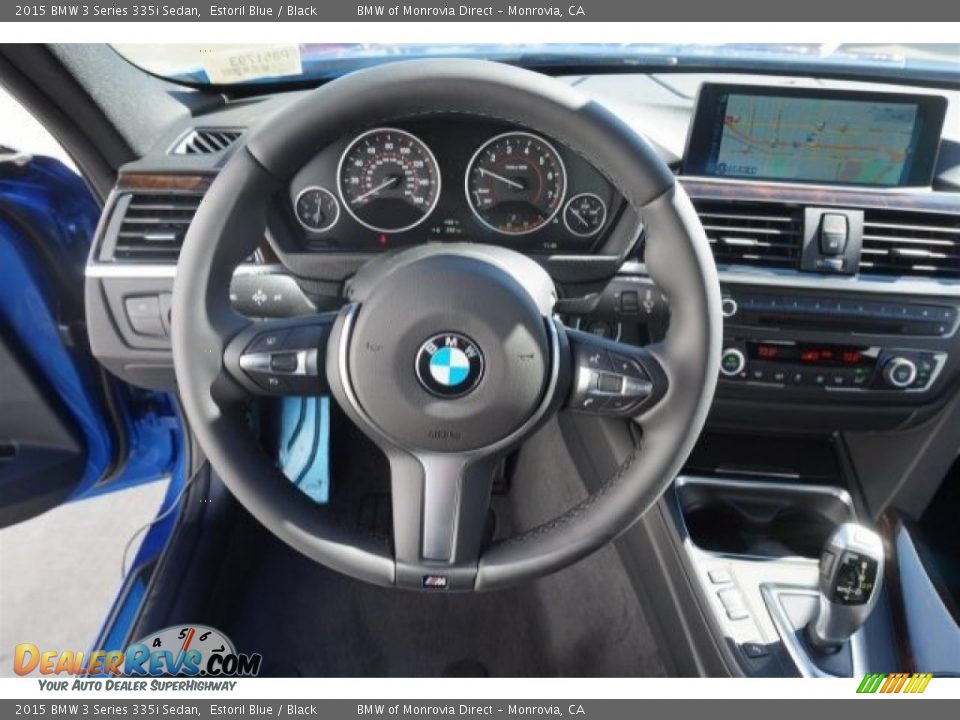 2015 BMW 3 Series 335i Sedan Estoril Blue / Black Photo #8
