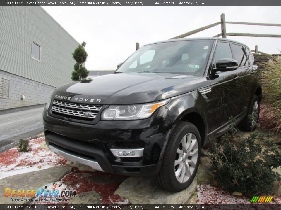2014 Land Rover Range Rover Sport HSE Santorini Metallic / Ebony/Lunar/Ebony Photo #3