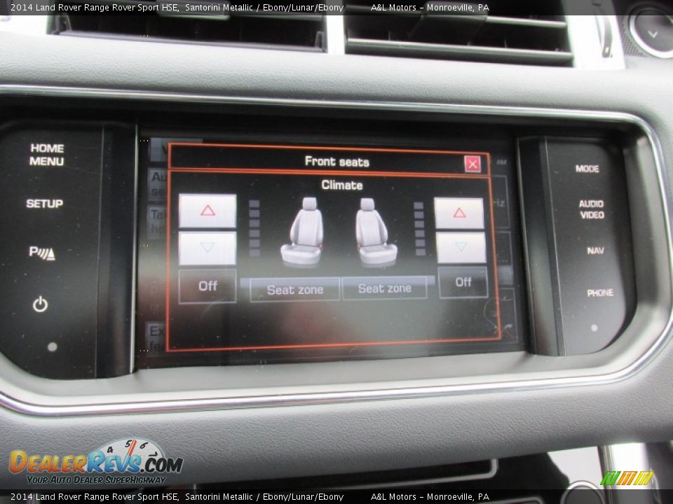 2014 Land Rover Range Rover Sport HSE Santorini Metallic / Ebony/Lunar/Ebony Photo #13