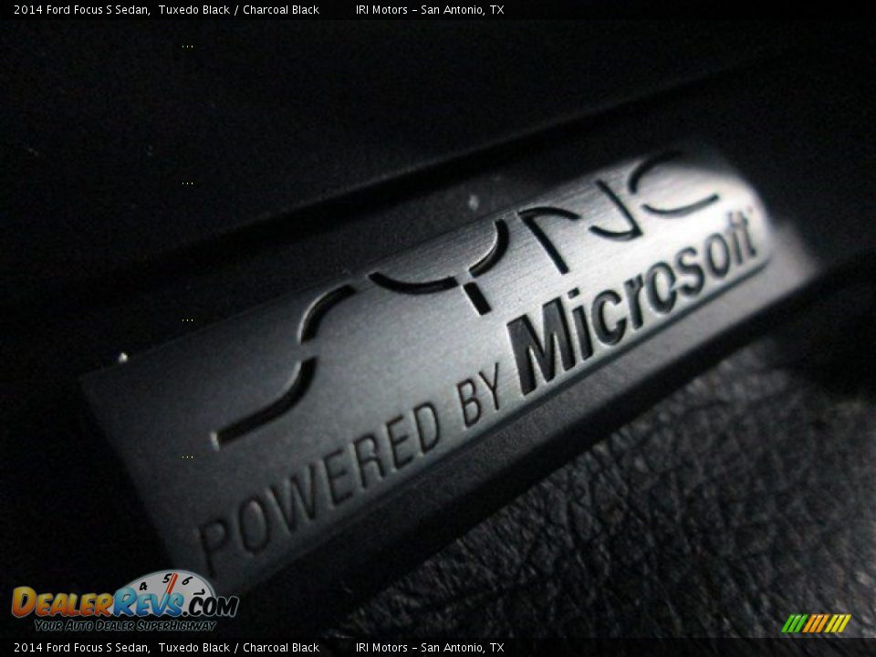 2014 Ford Focus S Sedan Tuxedo Black / Charcoal Black Photo #17