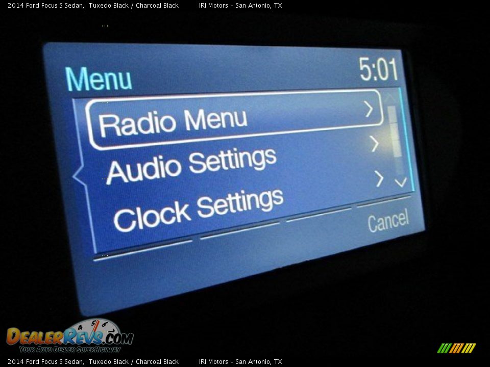 2014 Ford Focus S Sedan Tuxedo Black / Charcoal Black Photo #18