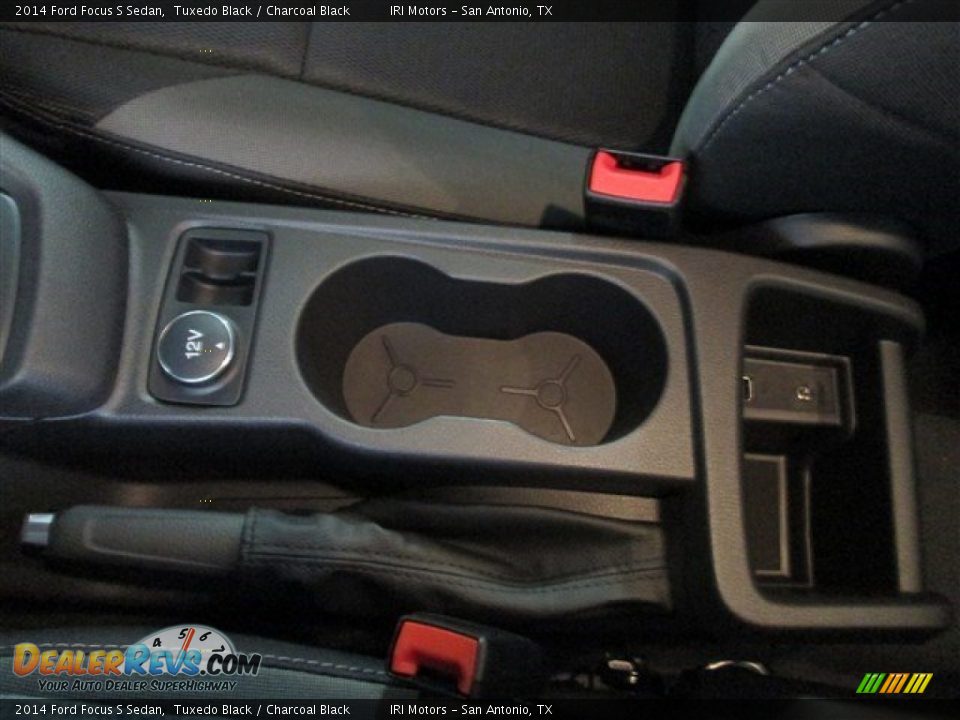 2014 Ford Focus S Sedan Tuxedo Black / Charcoal Black Photo #22