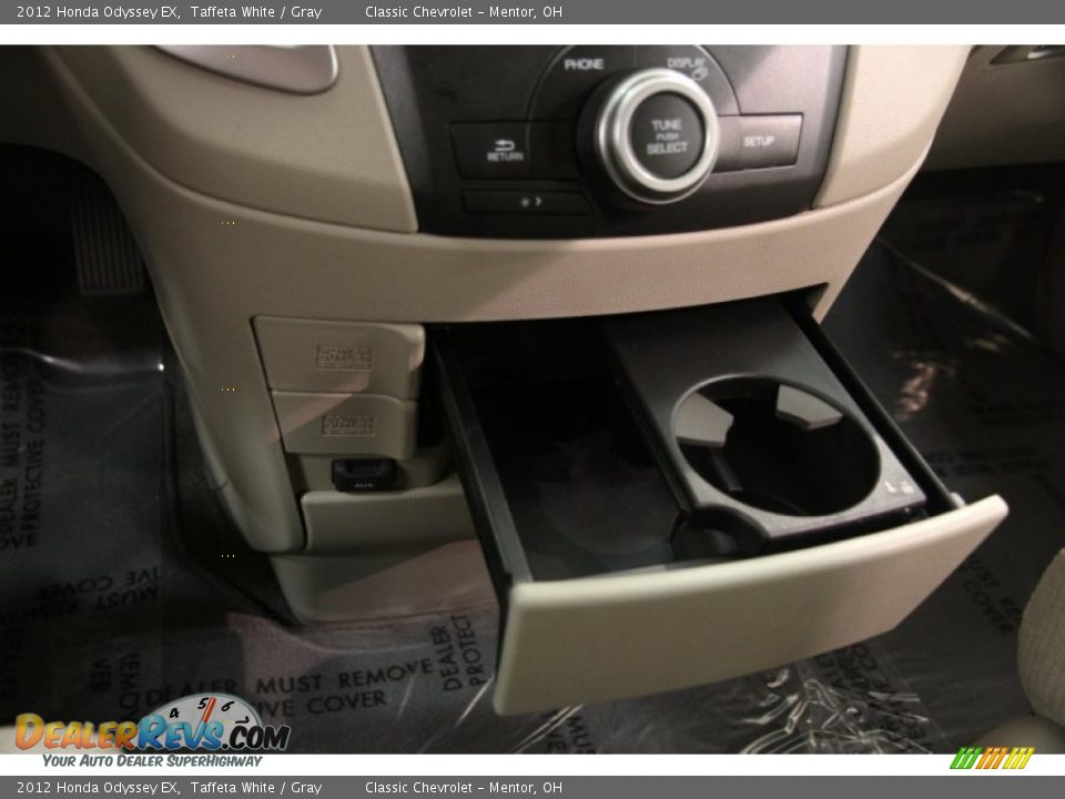 2012 Honda Odyssey EX Taffeta White / Gray Photo #10