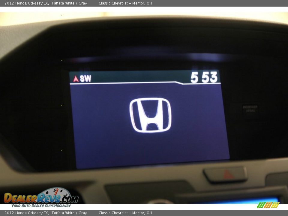 2012 Honda Odyssey EX Taffeta White / Gray Photo #20