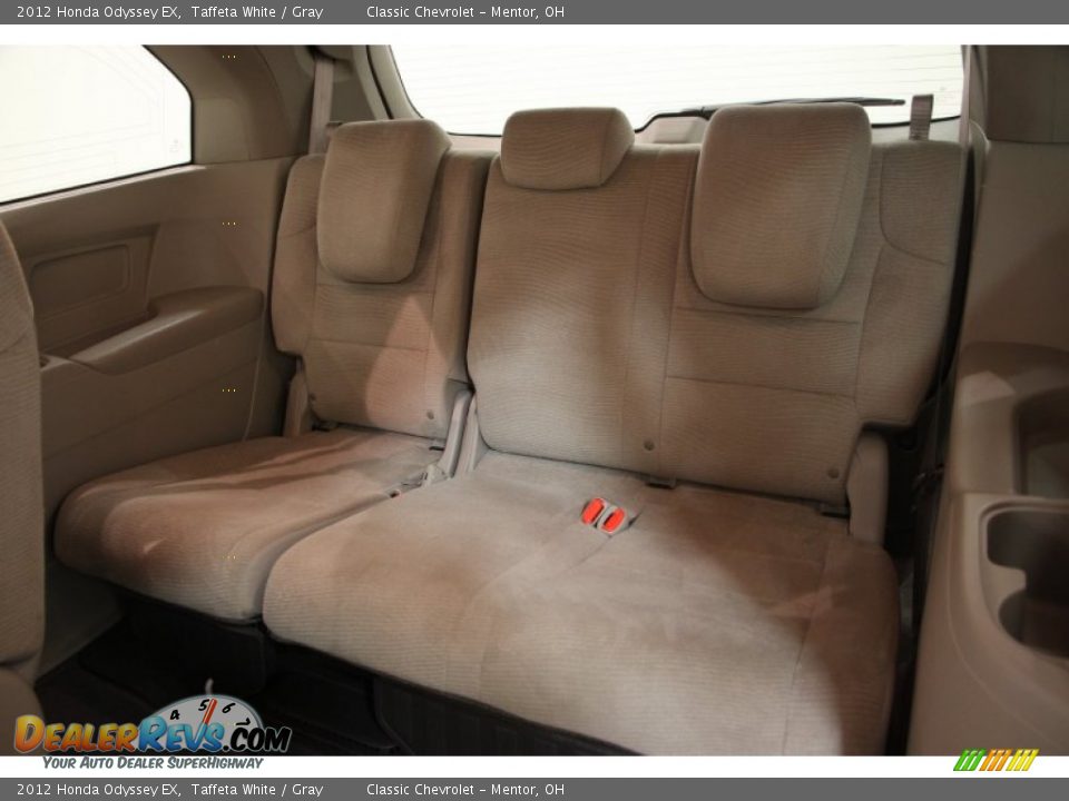 2012 Honda Odyssey EX Taffeta White / Gray Photo #25
