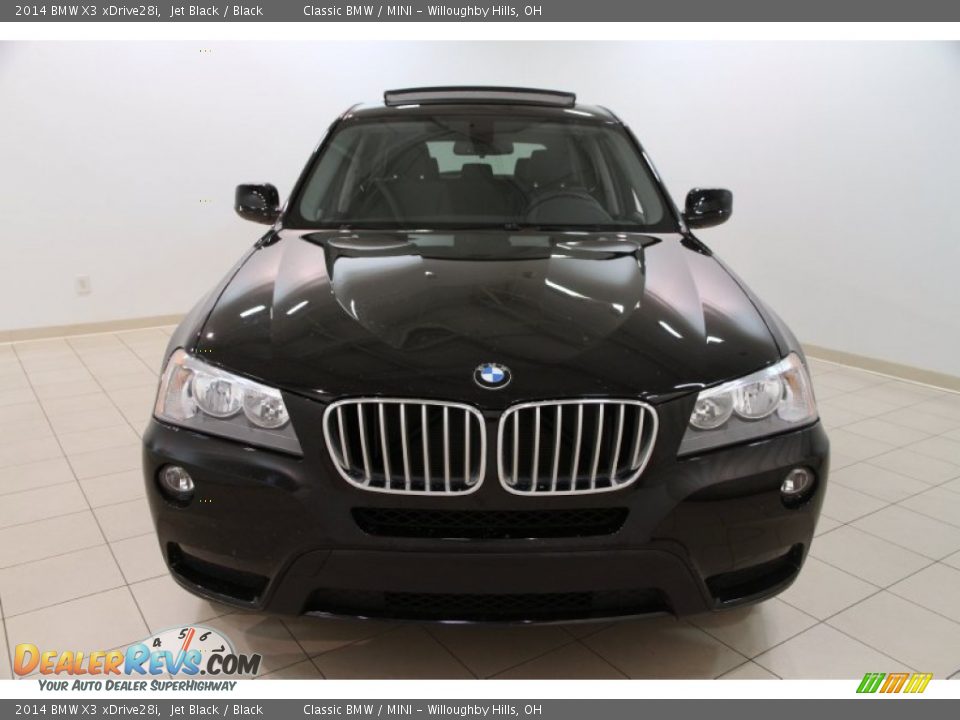 2014 BMW X3 xDrive28i Jet Black / Black Photo #2