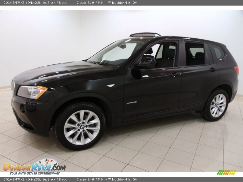 2014 BMW X3 xDrive28i Jet Black / Black Photo #3