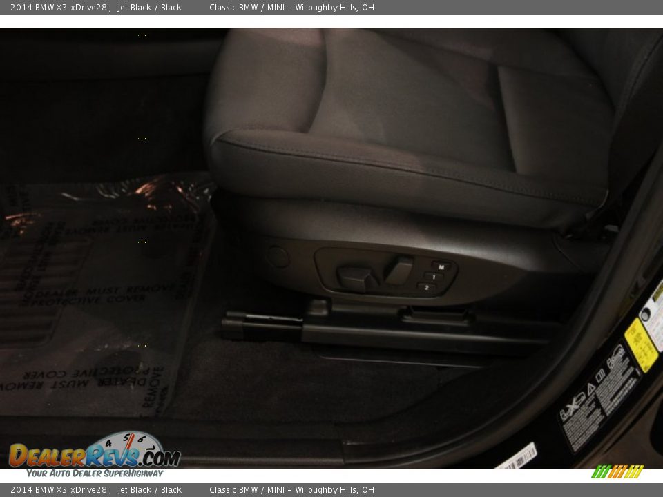 2014 BMW X3 xDrive28i Jet Black / Black Photo #7